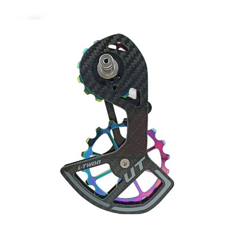 빅풀리 카본 세라믹 베어링 대형 가이드 휠 블랙, 블루프린트 UT 대형 가이드 휠, 1개