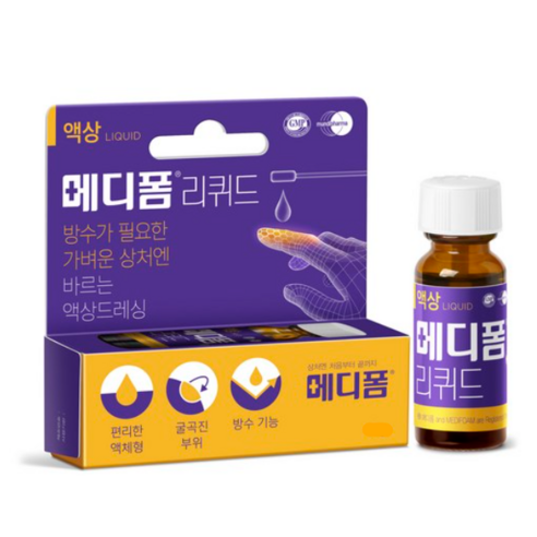 메디폼 리퀴드 8g, 1개입, 2개
건강/의료용품 메디폼 리퀴드 8g, 1개입, 2개
건강/의료용품