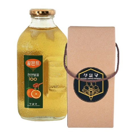 청밀당 꿀몬트 베트남 천연 100% 꿀 5종, 아카시아, 1개, 700g