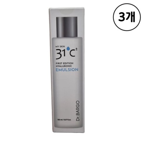 닥터바르고 퍼스트 에디션 히알루론산 수분 에멀전, 150ml, 3개