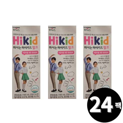마시는 하이키드 밀크 190ml 24팩, 24개