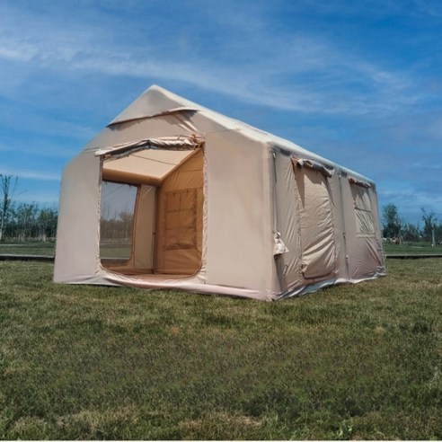 Montheria 에어텐트는 다용도 사용 가능한 사계절용 캠핑 텐트로, 자동 장박이 가능하고 분리형 룸을 갖춘 럭셔리한 캐빈 스타일의 제품입니다.
