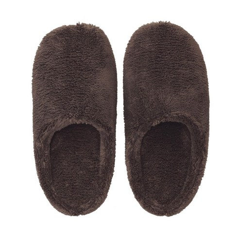 무인양품 MUJI 따뜻한 화이버 쿠션 인솔 슬리퍼, S