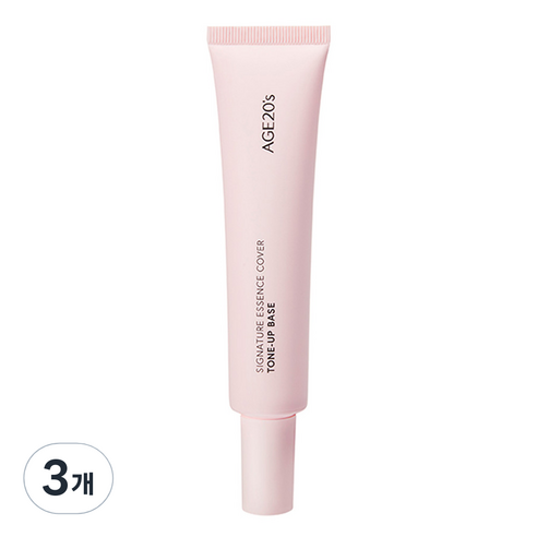 에이지투웨니스 시그니처 에센스 커버톤업 베이스 40ml, 01 핑크, 3개