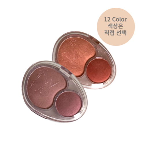 퓌 멜로우 듀얼 블러셔, 1개, CR02 베이비스마일 BABY SMILE