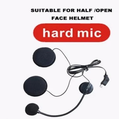 오토바이블랙박스 E1 블루투스 오토바이 헬멧 하드소프트 마이크 헤드셋 링크, 1PC Half Mic, 1PC Half Mic