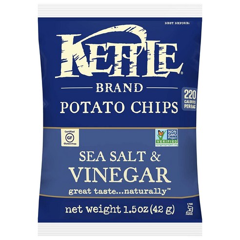 케틀브랜드 포테이토 칩, 42g, Sea Salt & Vinegar