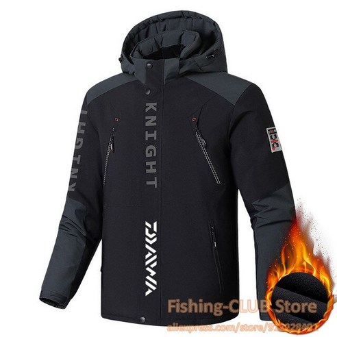 해루질장비 입는장화 가슴장화 갯벌체험옷 Large Size 9XL Fishing Suit Men Winter Warm Fleece Jacket Pa, 05 Jacket 01
