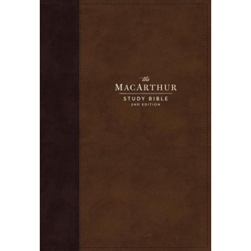Nkjv MacArthur Study Bible 2nd Edition Leathersoft Brown Comfort Print: Unleashing God''s Truth ... Imitation Leather, Thomas Nelson