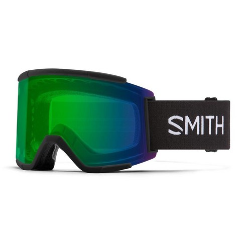 Smith Squad XL 스노우 고글 블랙/크로마팝 에브리데이 그린 미러, Black + Everyday Green559863, 1개 
스키/보드복