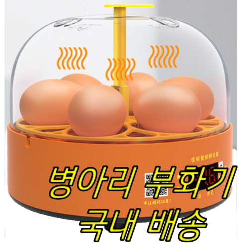 한국산 6구 자동 회전 병아리 부화기 KC인증 (국내배송) 1개 
소동물/가축용품