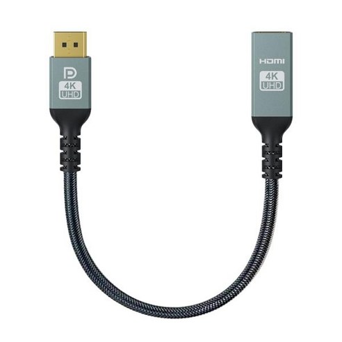 Soopii 4K 60Hz DP to HDMI 단방향 변환 컨버터 DHF46 젠더 무전원 고대역폭, 1개