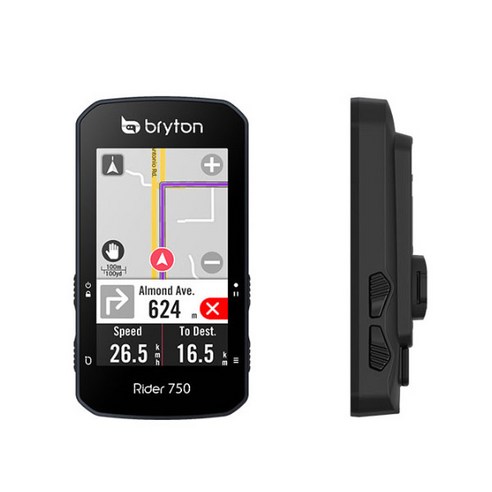 정품 브라이튼 라이더 750 무선 GPS 자전거속도계, 단품, 1개