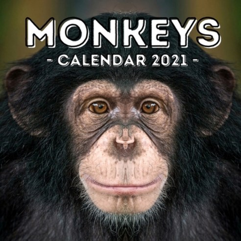 Monkeys: 2021 Calendar Cute Gift Idea For Monkey Lovers Men And Women Paperback, Independently Published, English, 9798700691765