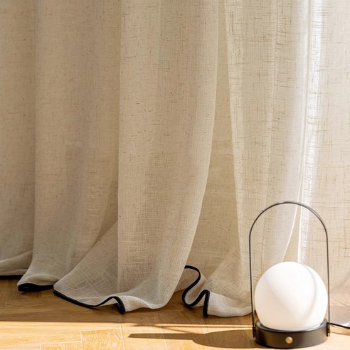 LINSHU 레트로 프리미엄 린넨 커튼: 공간에 감성을 더하는 완벽한 선택 린넨커튼