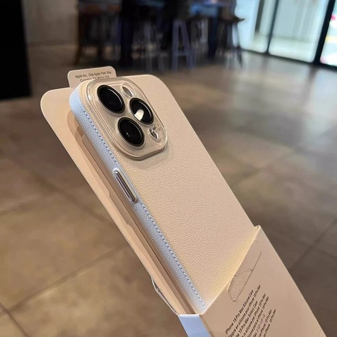 견고함과 아름다움을 담은 애플데이즈 강화유리 레더 아이폰 케이스