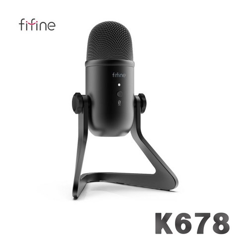 합리적인 가격에 뛰어난 성능, FIFINE K678 콘덴서 마이크로 당신의 목소리를 담아내세요!