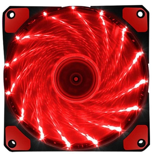 4/3Pin 120mm 컴퓨터 LED 케이스 냉각 팬, 12cm 15 LED 레드, 설명, 설명 설명