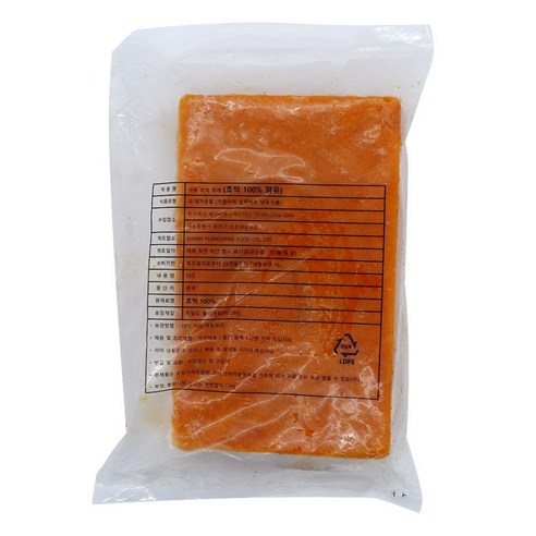 푸드라인_ 냉동 호박 퓨레, 1개, 2kg