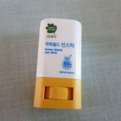 그린핑거 파워쉴드 선스틱 워터프루프 SPF50+ PA++++, 14g, 2개