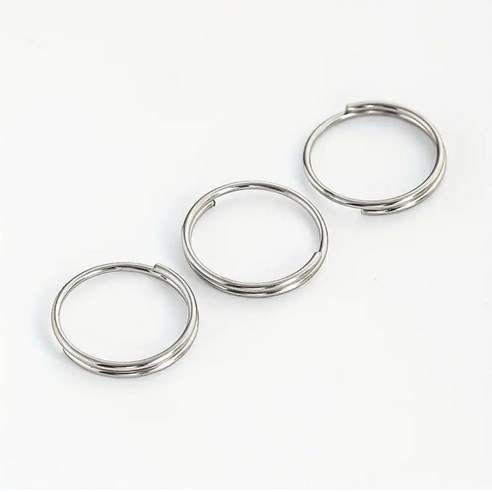 더블링(쌍링/이중링) 7mm / 8mm / 10mm / 12mm / 15mm (20개), 1개, 실버 15mm