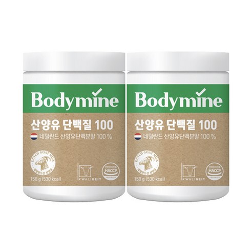 바디마인 산양유 단백질 100, 150g, 2개