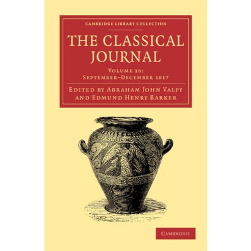 (영문도서) The Classical Journal Paperback, Cambridge University Press, English, 9781108057974