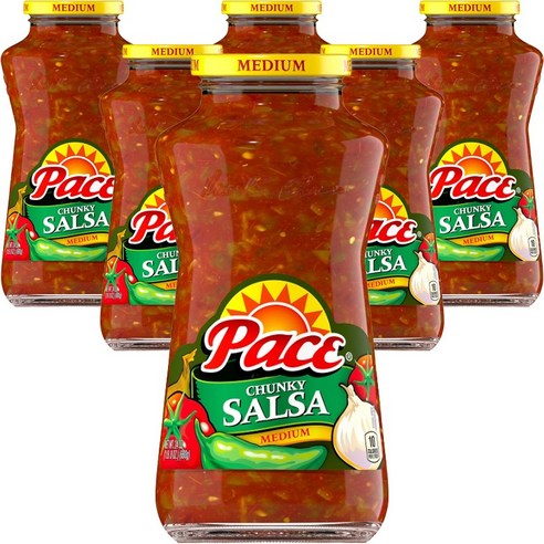 페이스 청키 살사 미디엄 글루텐 프리, 680g, 6개