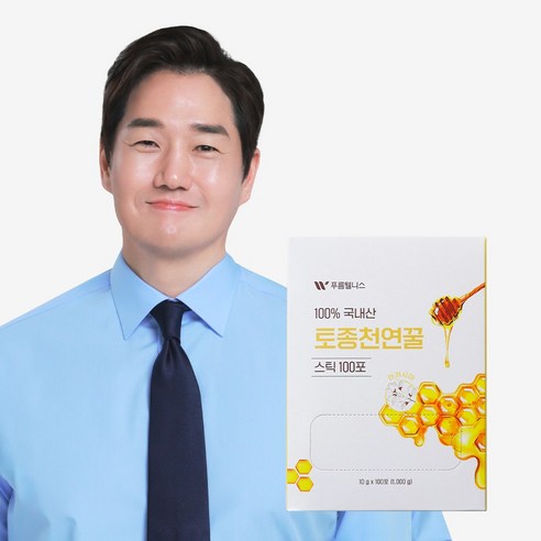 푸름웰니스 꿀스틱 국내산 토종 천연 아카시아꿀, 1kg, 1개