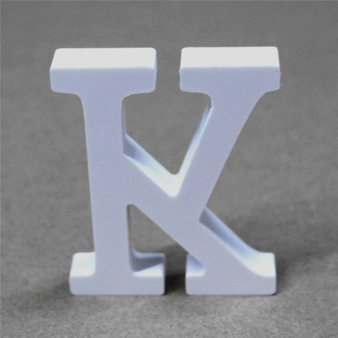 DIY 20cm 서 나무 나무 편지 흰색 알파벳 결혼식 생일 파티 홈 장식 맞춤 이름 디자인, Hight20cmThick12mm, K