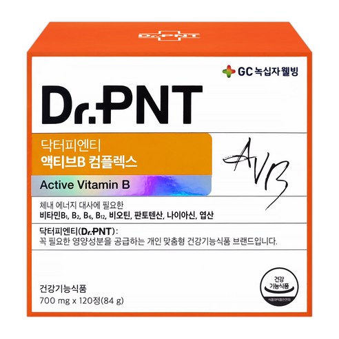 닥터피엔티 액티브B 컴플렉스 120정(2개월), 1개, 120정