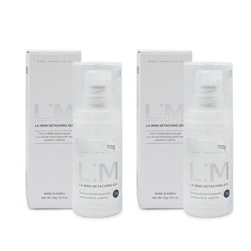 라몽 래쉬몬스터 디터칭겔 15ml 2개입 속눈썹연장 글루 겔리무버, 2개