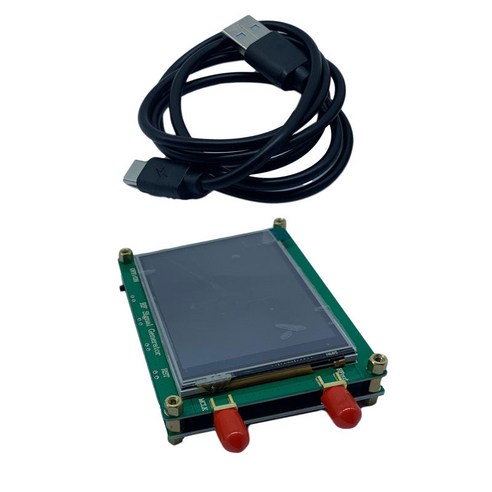 shangren 간단한 RF 신호 발생기 신호 소스 주파수 35MHz-4400MHz/137.5-4400MHz 키트, 83x63x15mm, ADF4351 35-4400M, 알루미늄