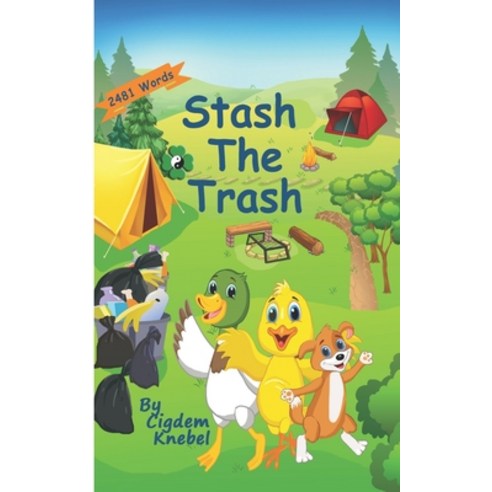 Stash The Trash: Early Decodable Book Paperback, Simple Words Books, English, 9781970146073