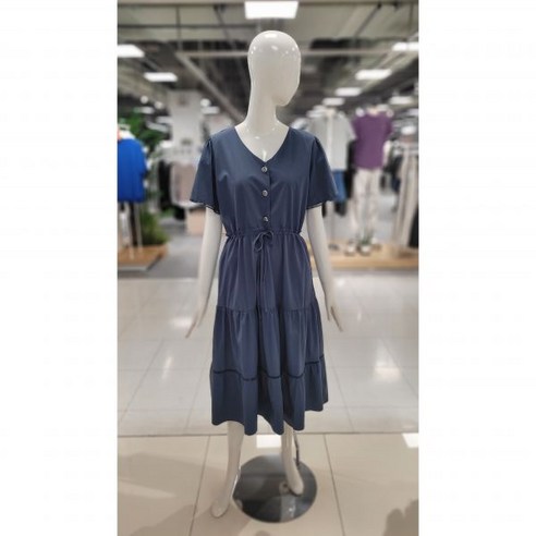 올리브데올리브 브이넥 러플 밴딩 스트링 원피스 YW4MO319 백화점 아울렛 (3547304)