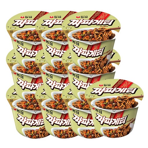 <올따옴> 농심 짜파게티큰사발 10입, 10개