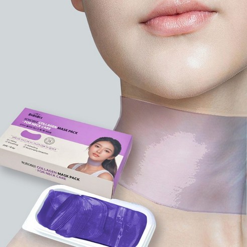 대용량 하이드로겔 콜라겐 목 주름 리프팅 팩 미백 주름개선 기능성 볼륨 넥 마스크, 콜라겐젤리넥패치, 1개, 30개입