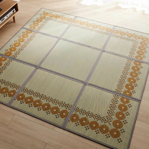 고풍스러운 아름다움과 편안한 휴식을 선사하는 화문석 왕골 매트