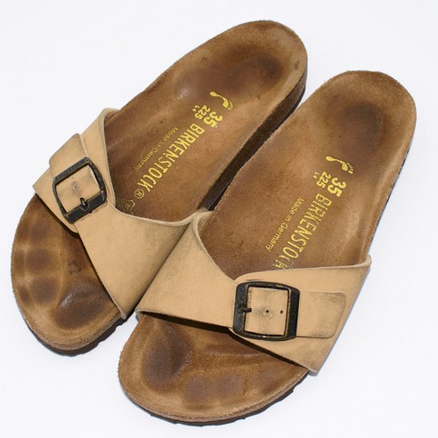 2152.버컨스탁 벨트스트랩 슬리퍼/정품/여성 35/225
