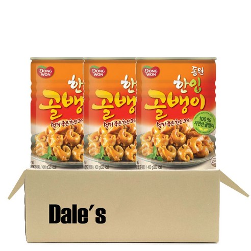 데일즈기획 동원 한입 골뱅이, 400g, 3개