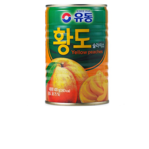 유동 황도 슬라이스 400g, 6팩 
면/통조림/가공식품