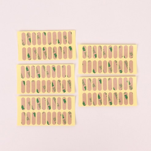3M 미니 양면 테이프 에어팟 케이스 버즈 케이스 스티커 라운드형 20mm x 6mm, 100개