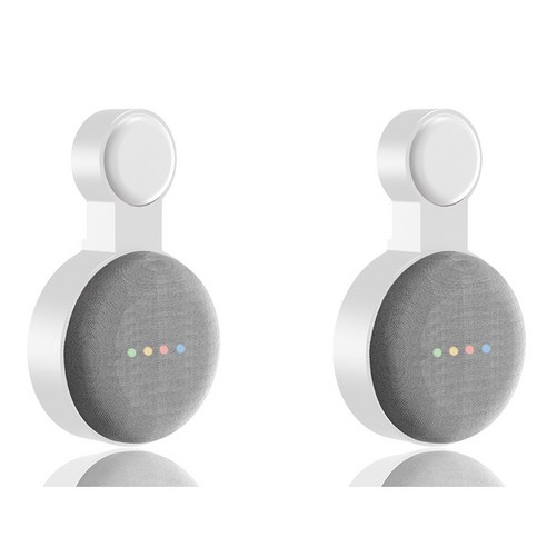 노 브랜드 Google Nest Mini 벽 브래킷 2세대 소켓용 오디오에 적합한 2Pcs Hanging Ha, 네스트 미니 홀더용