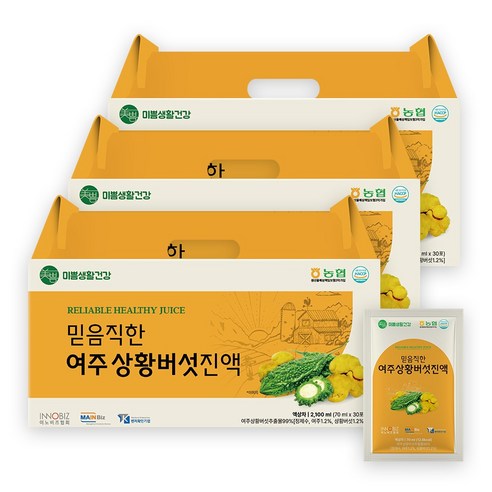 믿음직한 여주상황버섯 진액, 90개, 70ml
