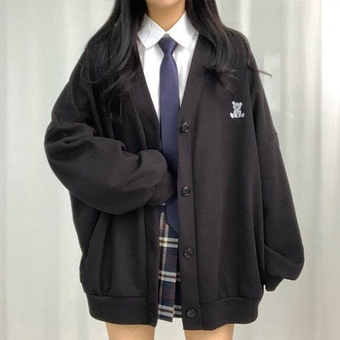 [단독진행|간절기템] 댕댕이 자수 오버 가디건
