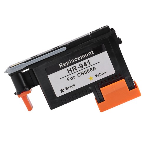 Retemporel HP HP941 프린트 헤드 노즐에 적합 CN006ACN007A HP8500 HP8000 프린터에 적합(노란색 및 검정 헤드), 보여진 바와 같이, 하나