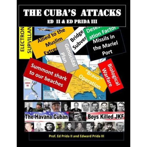 (영문도서) The Cuba''s attacks: ''My dream is to drop three bombs on the city of New York General Raul Castro Paperback, Independently Published, English, 9781798623251