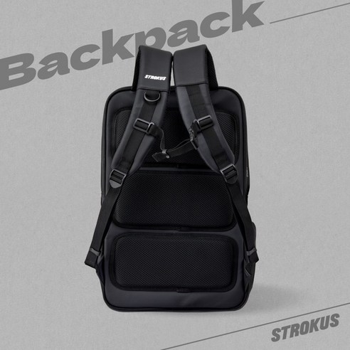 코트 위 스타일과 퍼포먼스를 완성하는 스트로커스 배드민턴 백팩 STR-BP 2401 화이트