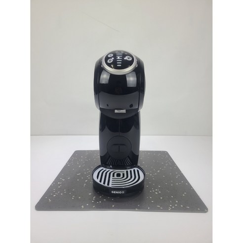 커피머신받침 캡슐커피머신깔개 에스프레소 독일모티프매트, 다크차콜도트, 1개, 30X30