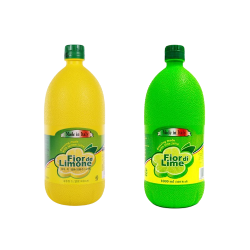 이탈리아 피오디 라임+레몬 주스 농축액, 2개, 1000ml